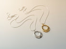 Dual Tone Sculpted Pendant Necklace - Charming Charlie