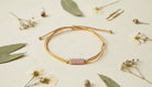 Boho Necklace with Pink Stone Charm - Charming Charlie