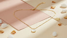 Gold Plated Moonlit Necklace - Charming Charlie