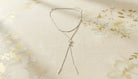 Silver Accent Luna Thread Necklace - Charming Charlie