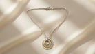 Dual-Tone Rings Necklace - Charming Charlie