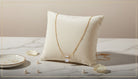 Gold White Rectangle Pendant Necklace - Charming Charlie