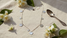 Silver Dew Disc Necklace - Charming Charlie