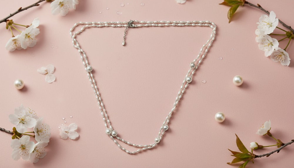 Double Strand Pearl Necklace - Charming Charlie