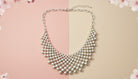 Silver Droplet Fall Necklace - Charming Charlie