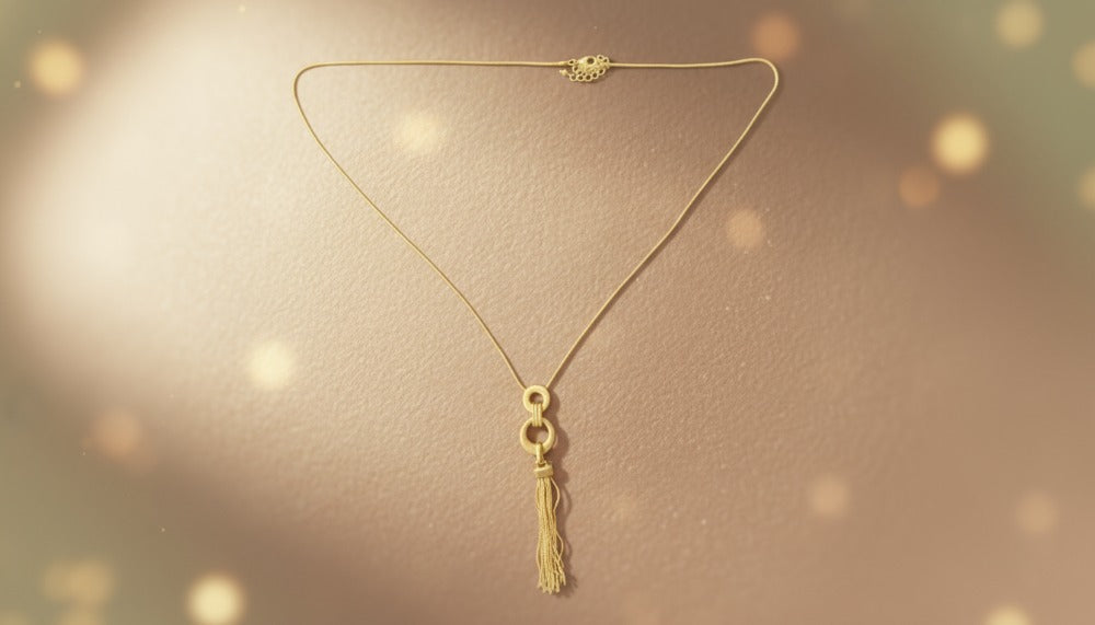 Tassel Looped Necklace - Charming Charlie