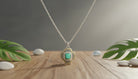 Silver Turquoise Breeze Necklace - Charming Charlie