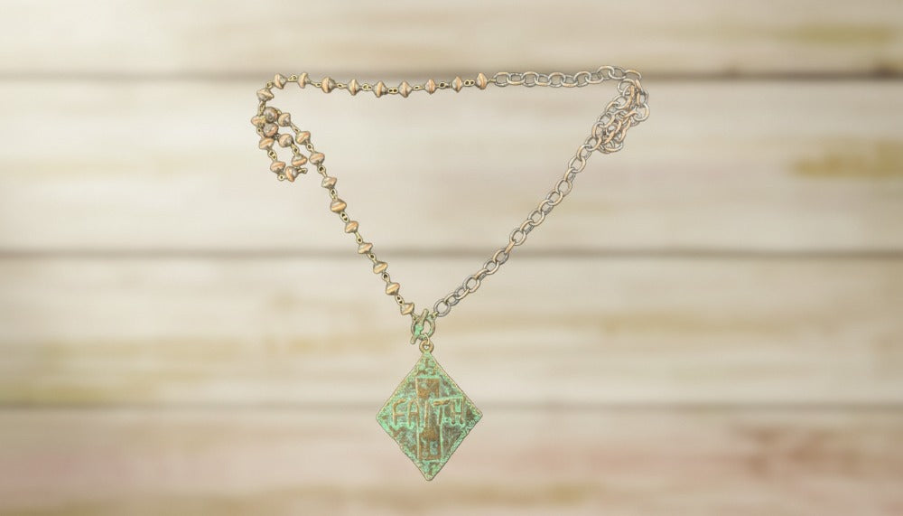 Faith Compass Necklace - Charming Charlie