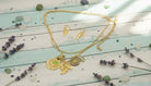 Golden Leaf Set Necklace - Charming Charlie