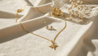 Golden Polaris Pendant Set Necklace - Charming Charlie