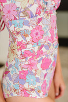 Naples Floral Ruched Swimsuit - Charming Charlie