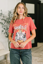 Nashville Music City Casual Graphic Tee - Charming Charlie