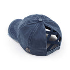 Navy C.C BASEBALL PONYCAP is the perfect accessory for any sports enthusiast. Made with high-quality materials, this cap offers both style and functionality. With its comfortable fit and sleek design, it will keep you looking and feeling cool while you support your favorite team. Upgrade your game day look with the C.C BASEBALL PONYCAP.