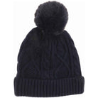 Navy Kids Matching Fur Pom accessories provide a stylish and practical solution to chilly weather. Made from soft, high-quality materials, these fur poms add warmth and a playful finishing touch to children's outfits. Perfect for coordinating looks among siblings, they offer both comfort and a cohesive style statement for your little ones. 