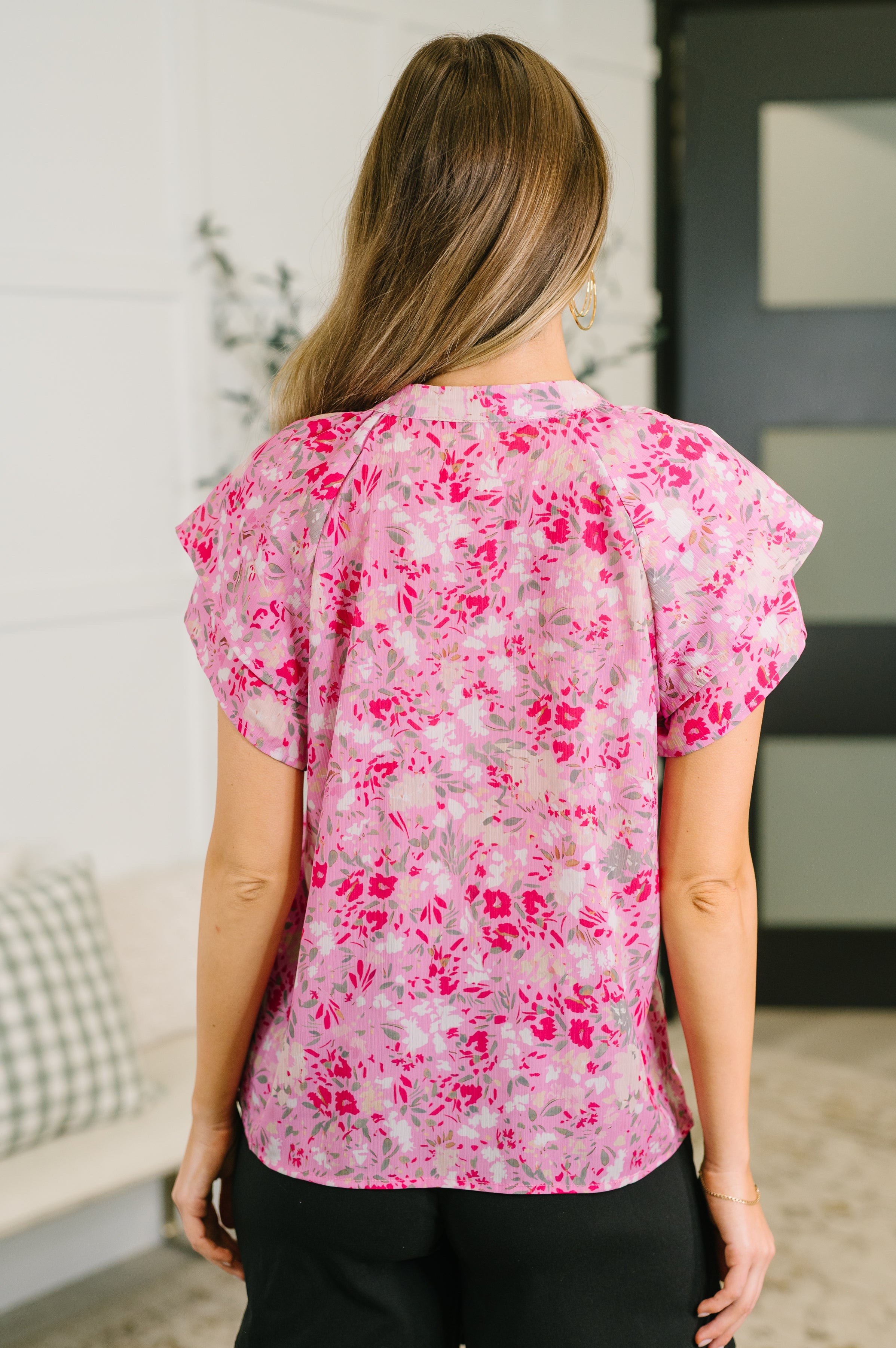 Need My Love Floral Blouse - Charming Charlie