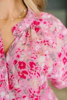Need My Love Floral Blouse - Charming Charlie