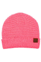Neon Hot Pink C C Solid Boucle Yarn Beanie Hat with Cuff, wear this beautiful Beanie Hat while going outdoor and keep yourself warm and stylish with a unique look. The color variation makes the Hat suitable for everyone's choice with different outfits. It feels cozy and a perfect match with any type of outfit. It's a beautiful winter gift accessory for birthdays, Christmas, stocking stuffers, secret Santa, holidays, anniversaries, and valentine's day to your friends, family, and Loved Ones.