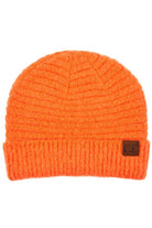 Neon Orange C C Solid Boucle Yarn Beanie Hat with Cuff, wear this beautiful Beanie Hat while going outdoor and keep yourself warm and stylish with a unique look. The color variation makes the Hat suitable for everyone's choice with different outfits. It feels cozy and a perfect match with any type of outfit. It's a beautiful winter gift accessory for birthdays, Christmas, stocking stuffers, secret Santa, holidays, anniversaries, and valentine's day to your friends, family, and Loved Ones. 