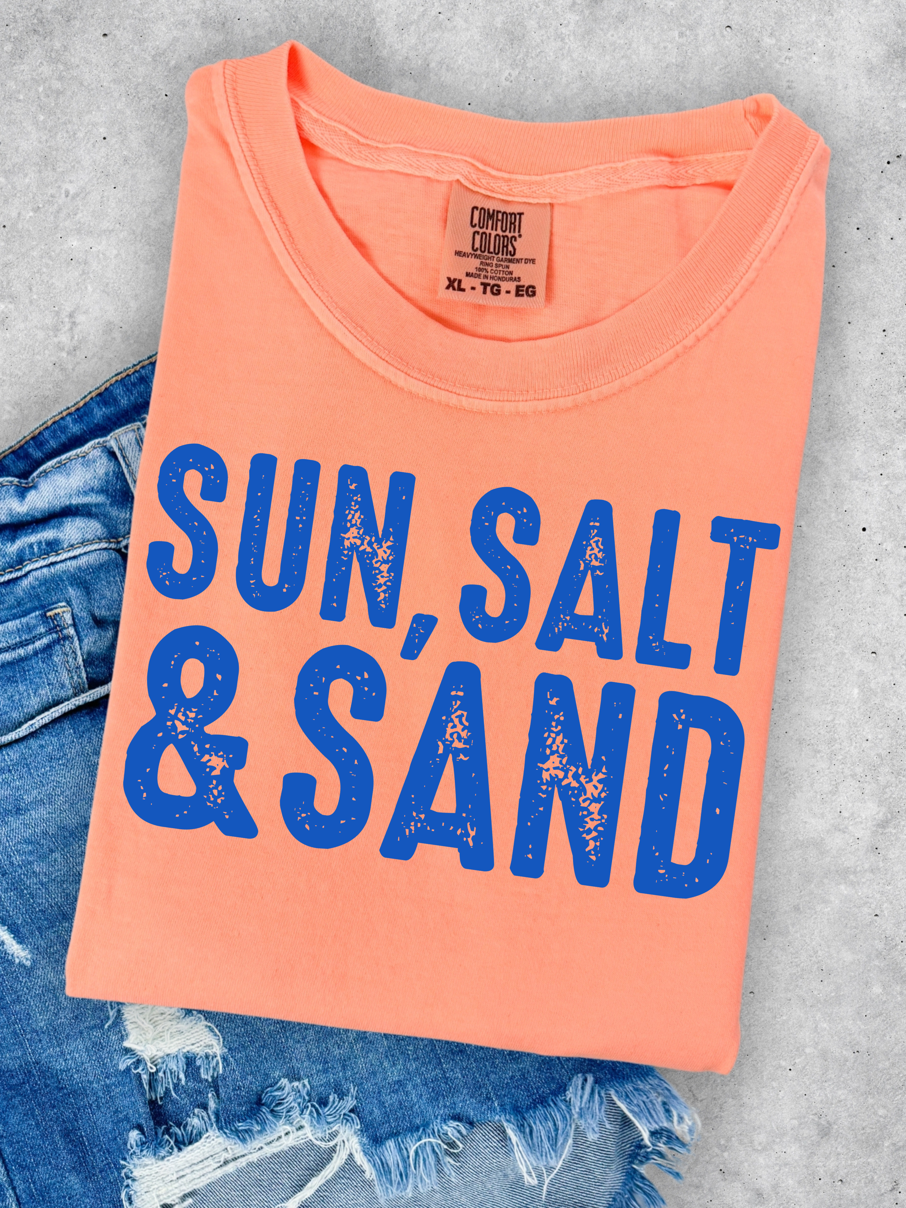 Sun Salt & Tanned Graphic Tee - Charming Charlie