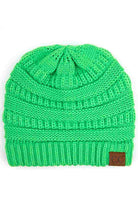 NeonLime  C.C Ribbed Knit Solid Color Beanie offers a timeless design with durable ribbed knitting, ensuring a snug and comfortable fit. Crafted for warmth and versatility, this beanie is perfect for everyday wear, providing reliable protection against cold weather while maintaining a sleek, minimalist style that complements any outfit. Its solid color adds understated appeal, making it an essential accessory for both casual and outdoor use. 