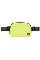 NeonLime C.C. Waterproof Mini Fanny Belt Bag is the perfect accessory for any adventure. The waterproof material ensures your belongings stay dry, while the compact size and secure belt keep them close and safe. Ideal for outdoor activities or travelling, this bag is a must-have for any on-the-go individual.