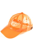 Neon Orange C.C BASEBALL CAP is made with high-quality materials, perfect for protecting your head and face from the sun's harmful rays. With a stylish design and durable construction, this cap is suitable for any outdoor activity. Stay calm and protected with C.C BASEBALL CAP.