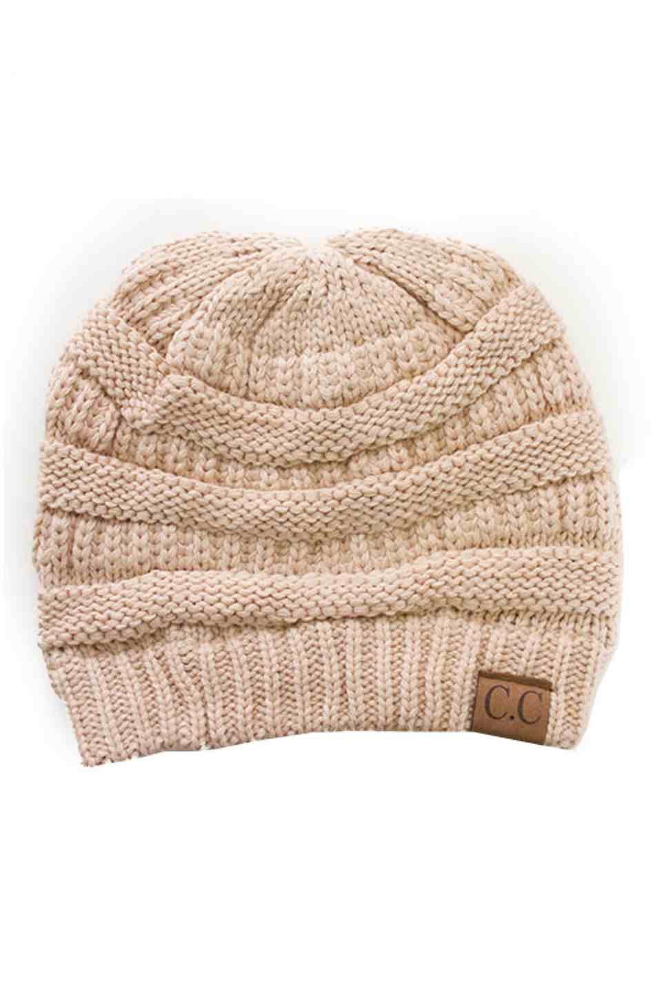 NewBeige  C.C Ribbed Knit Solid Color Beanie offers a timeless design with durable ribbed knitting, ensuring a snug and comfortable fit. Crafted for warmth and versatility, this beanie is perfect for everyday wear, providing reliable protection against cold weather while maintaining a sleek, minimalist style that complements any outfit. Its solid color adds understated appeal, making it an essential accessory for both casual and outdoor use. 