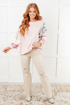 New Chapter Floral Color Block Patchwork Top - Charming Charlie