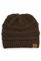 NewOlive  C.C Ribbed Knit Solid Color Beanie offers a timeless design with durable ribbed knitting, ensuring a snug and comfortable fit. Crafted for warmth and versatility, this beanie is perfect for everyday wear, providing reliable protection against cold weather while maintaining a sleek, minimalist style that complements any outfit. Its solid color adds understated appeal, making it an essential accessory for both casual and outdoor use. 