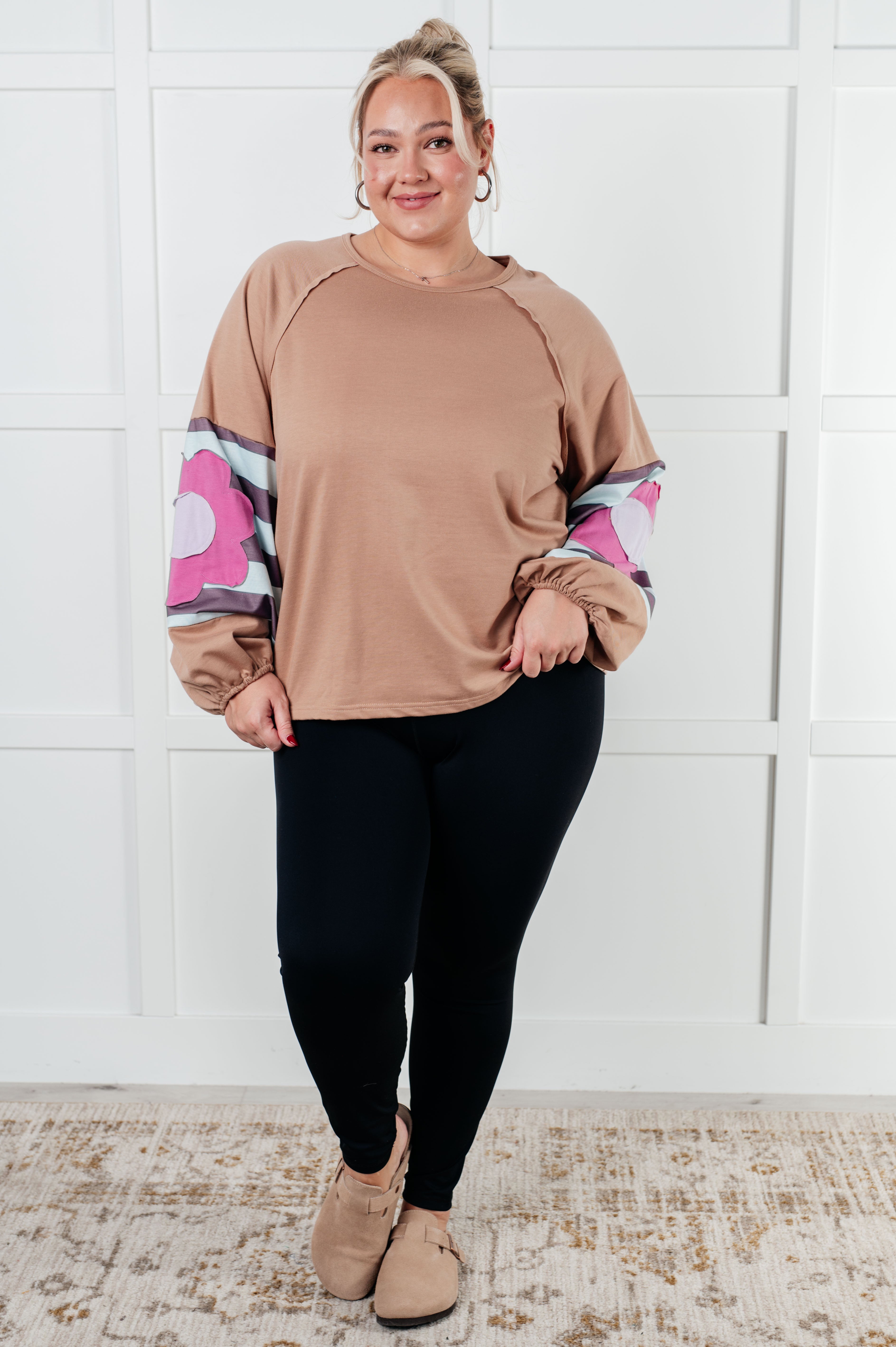 New and Improved Floral Patchwork Top - Charming Charlie