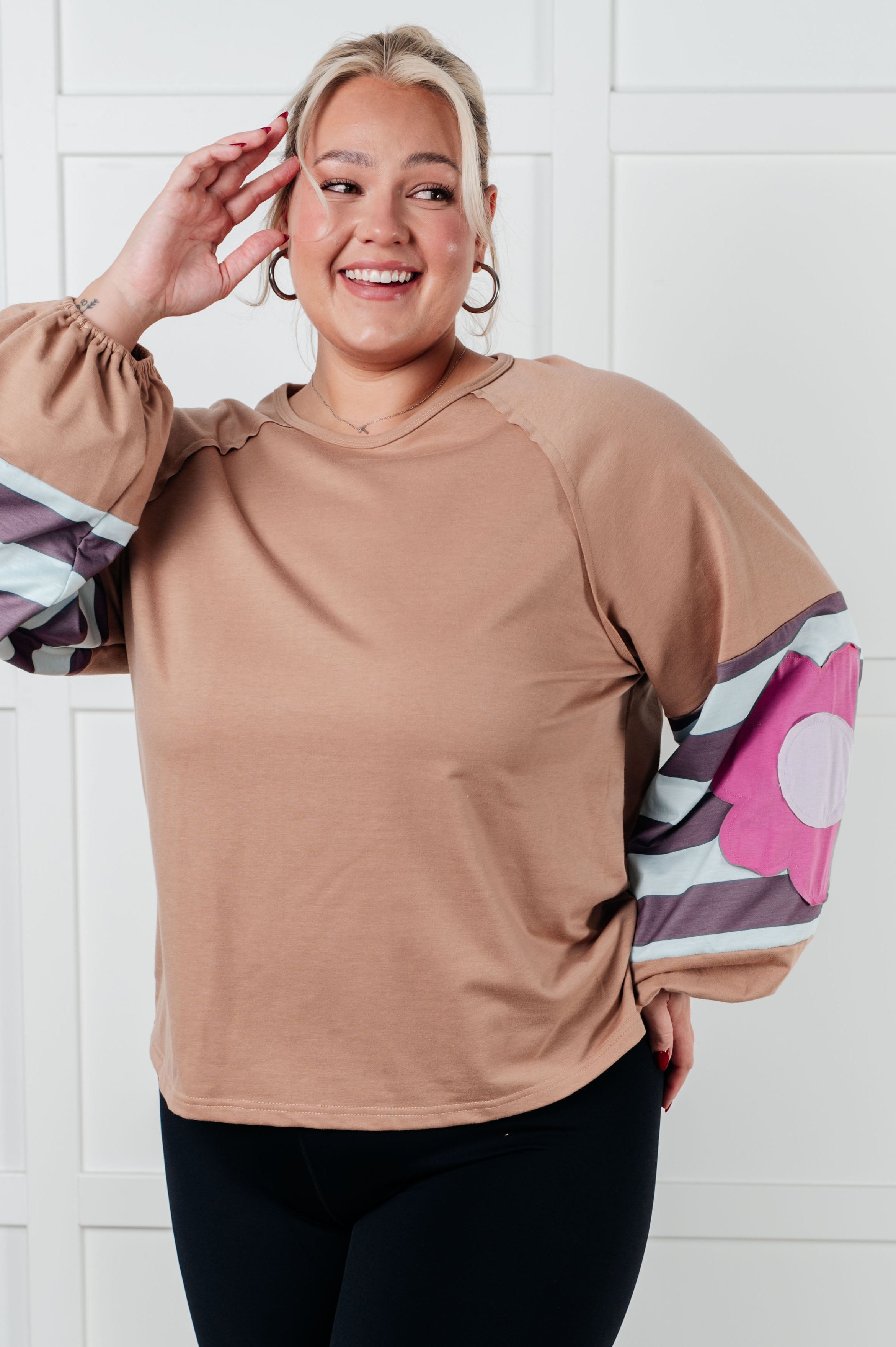 New and Improved Floral Patchwork Top - Charming Charlie