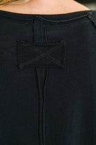 Nice to Each Other Raglan Sleeve Top in Black - Charming Charlie