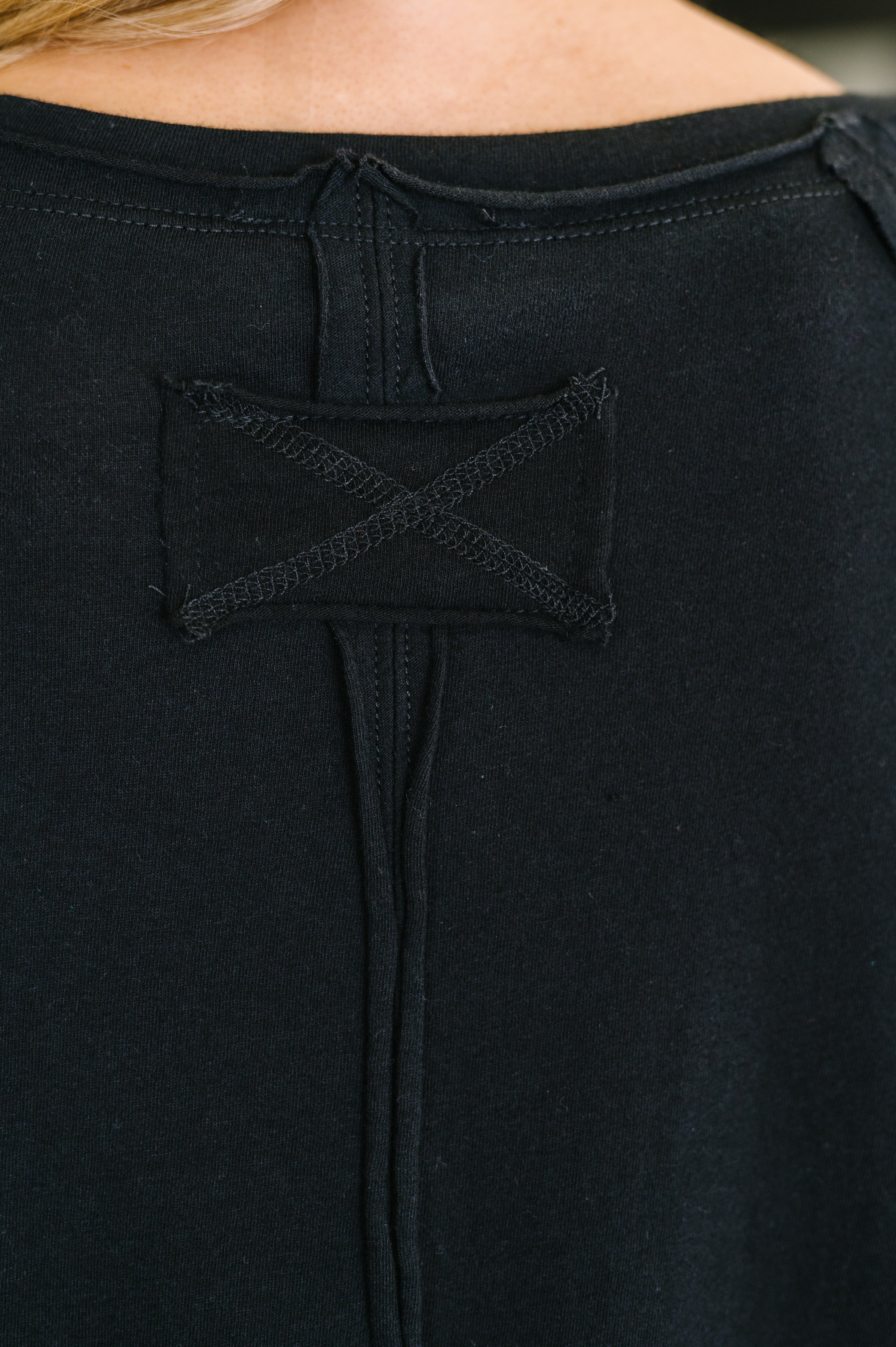 Nice to Each Other Raglan Sleeve Top in Black - Charming Charlie