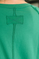 Nice to Each Other Raglan Sleeve Top in Kelly Green - Charming Charlie