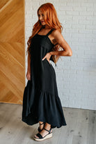 Nightlife Tie Back Maxi Dress - Charming Charlie