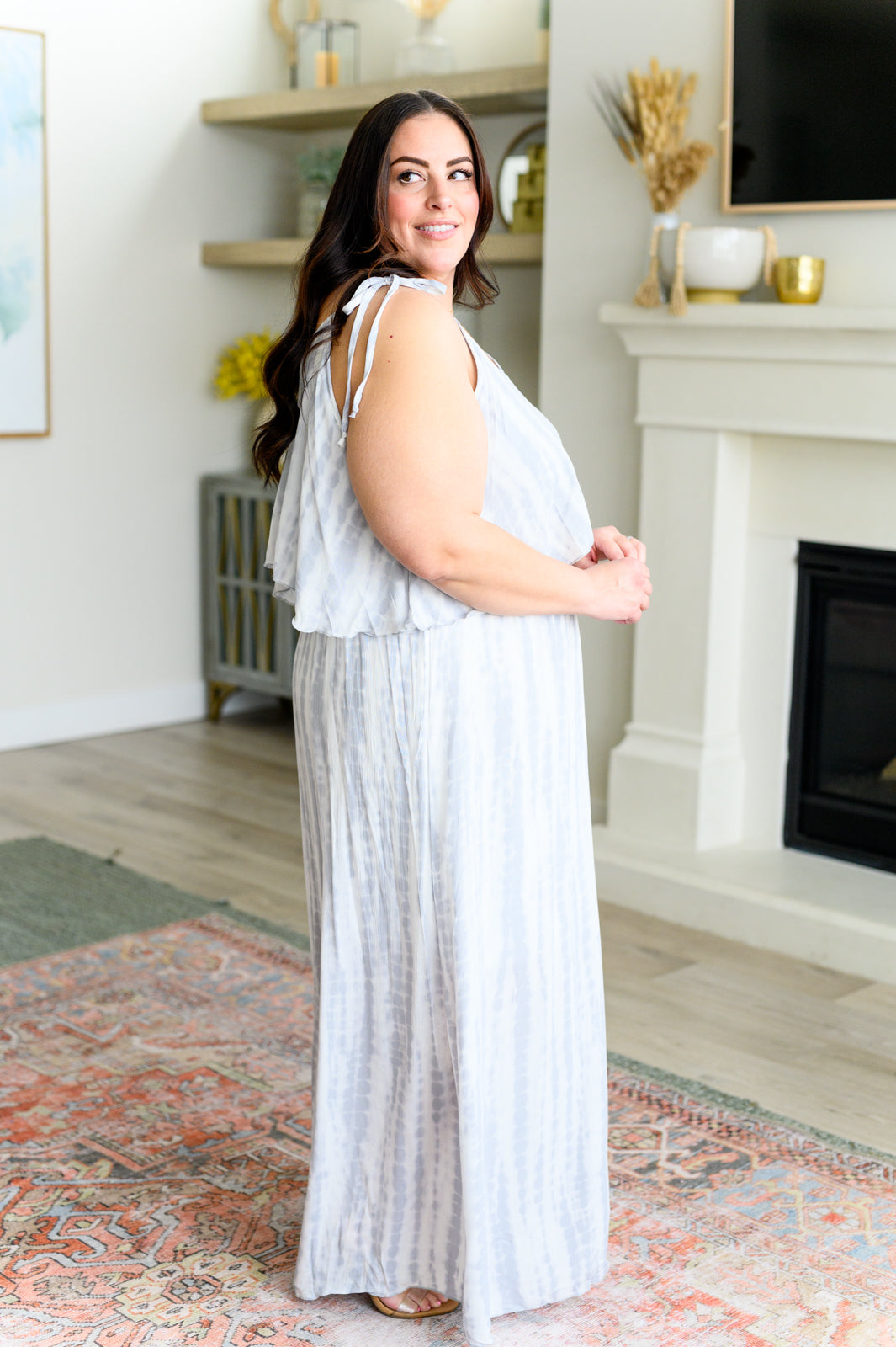 No More Grey Skies Maxi Dress - Charming Charlie
