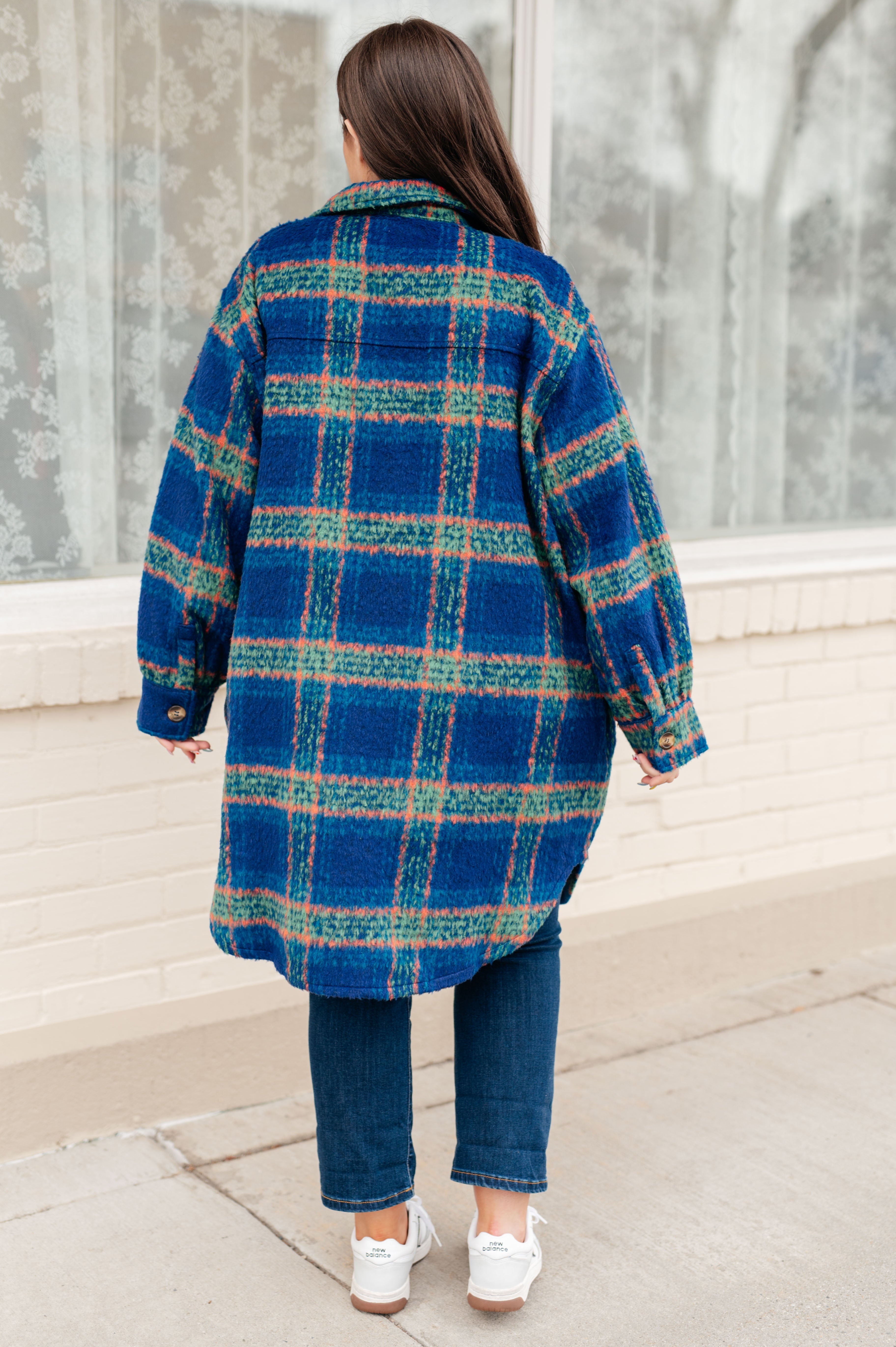 No Tears Plaid Coat - Charming Charlie