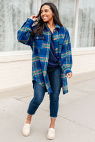 No Tears Plaid Coat - Charming Charlie