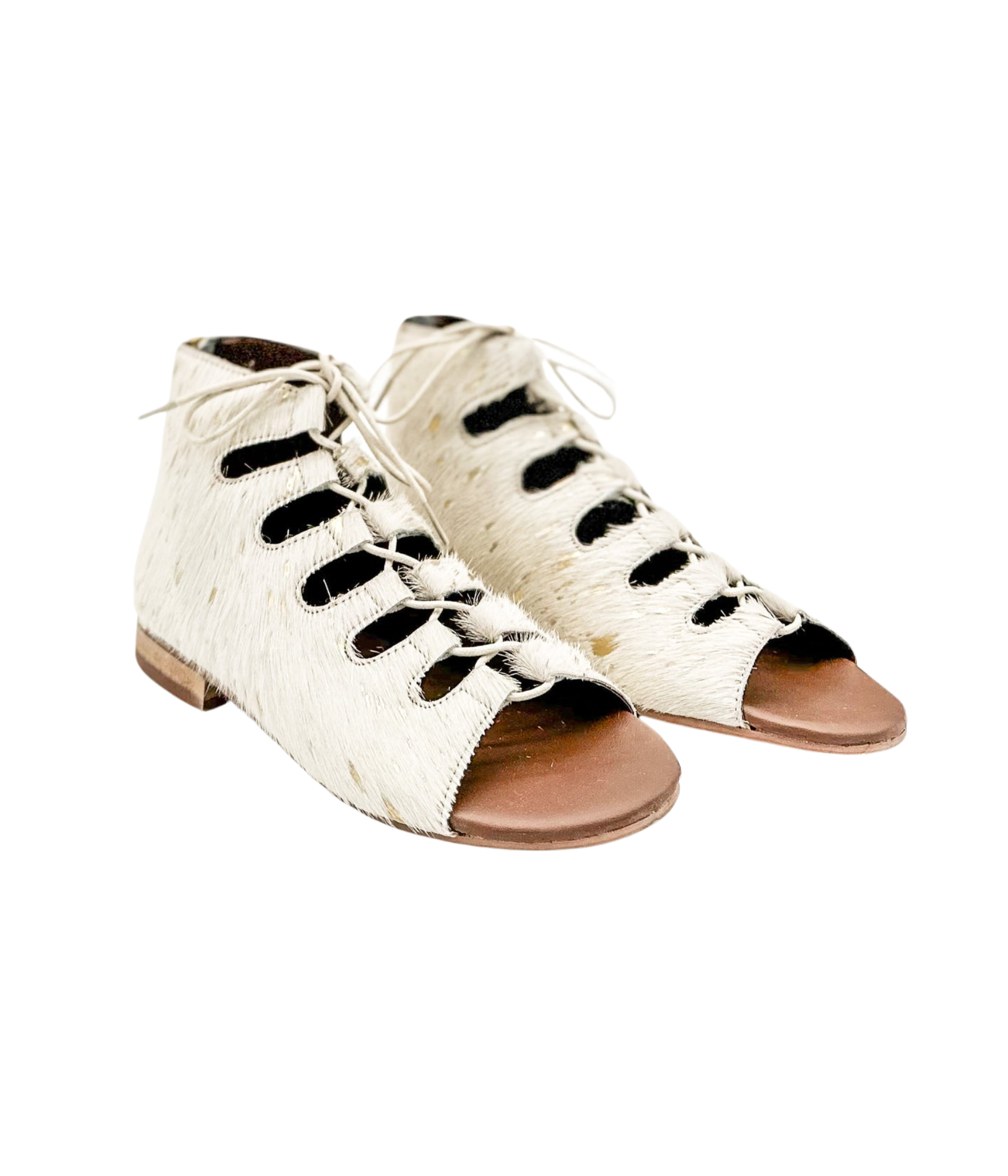 Nola Sandals in Gold - Charming Charlie