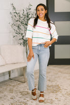 Normal Volume Striped Sweater - Charming Charlie