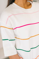 Normal Volume Striped Sweater - Charming Charlie