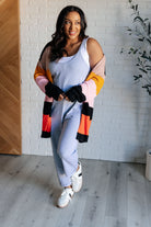 Not Quite Sure Striped Open Front Cardigan - Charming Charlie