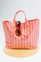 Not Your Typical Tote in Pink and Orange - Charming Charlie