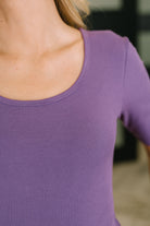 Nothing to Prove U-Neck Half Sleeve Top - Charming Charlie