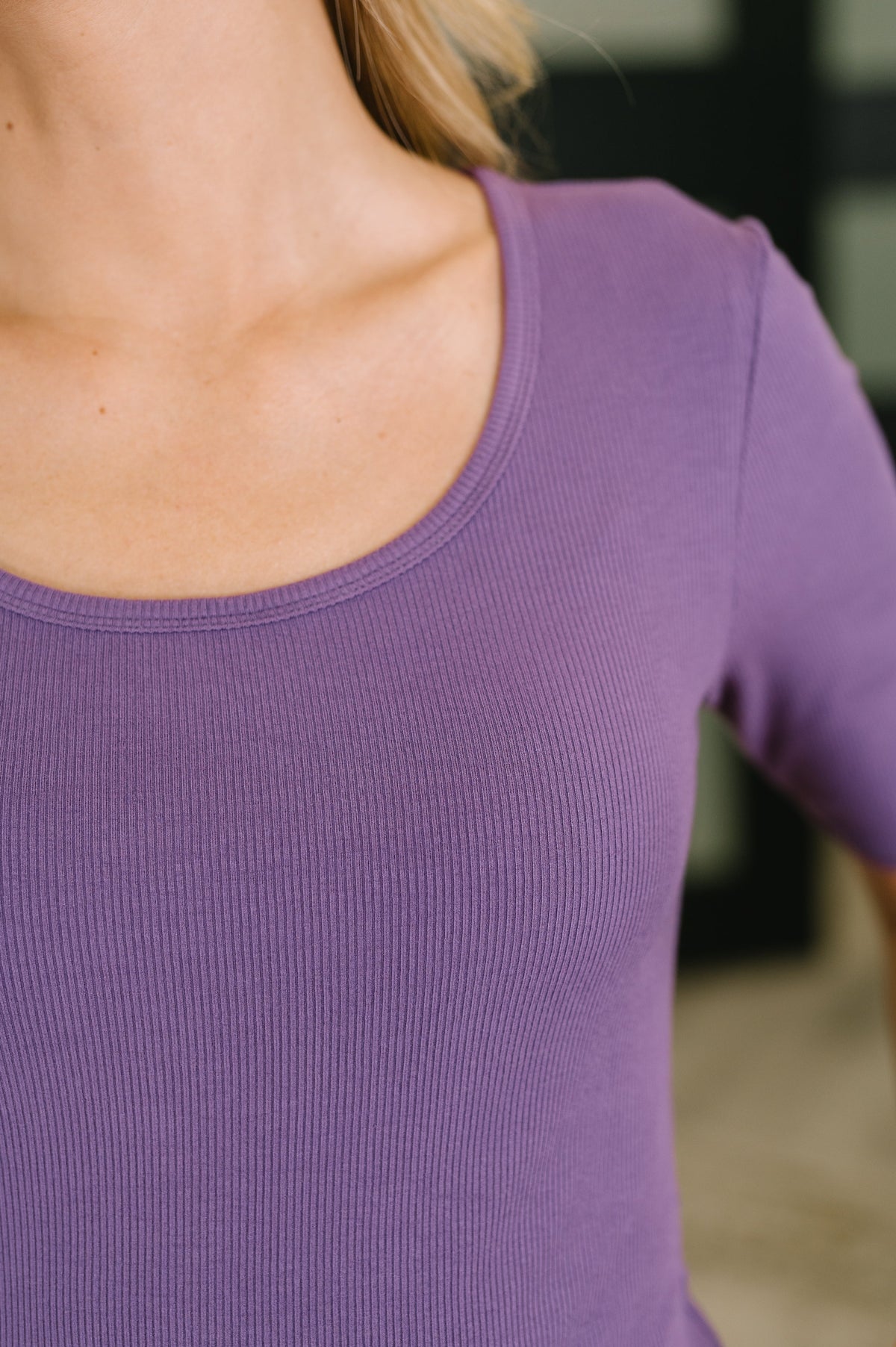 Nothing to Prove U-Neck Half Sleeve Top - Charming Charlie