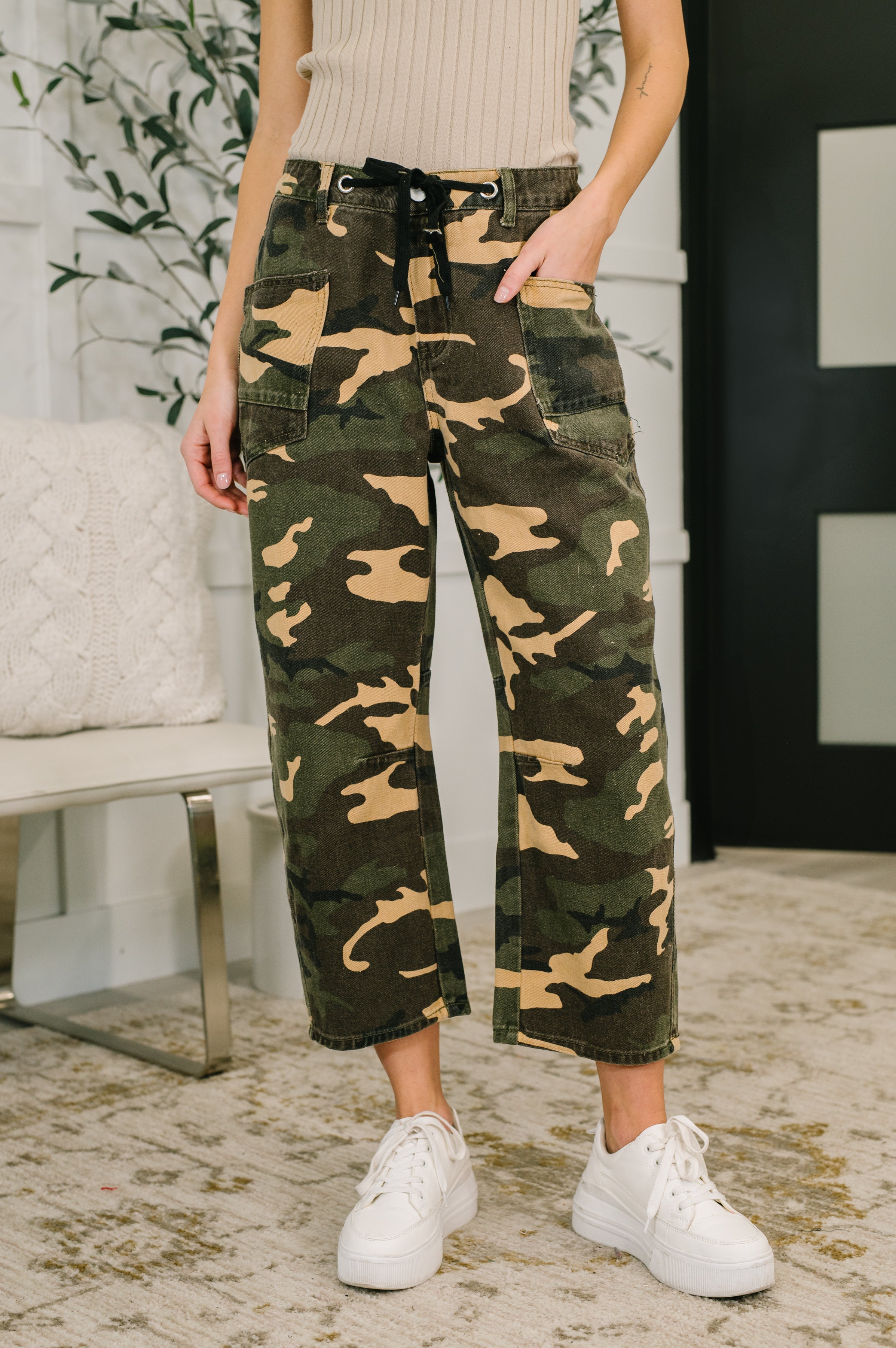 Now You See Me Camo Cargo Pants - Charming Charlie