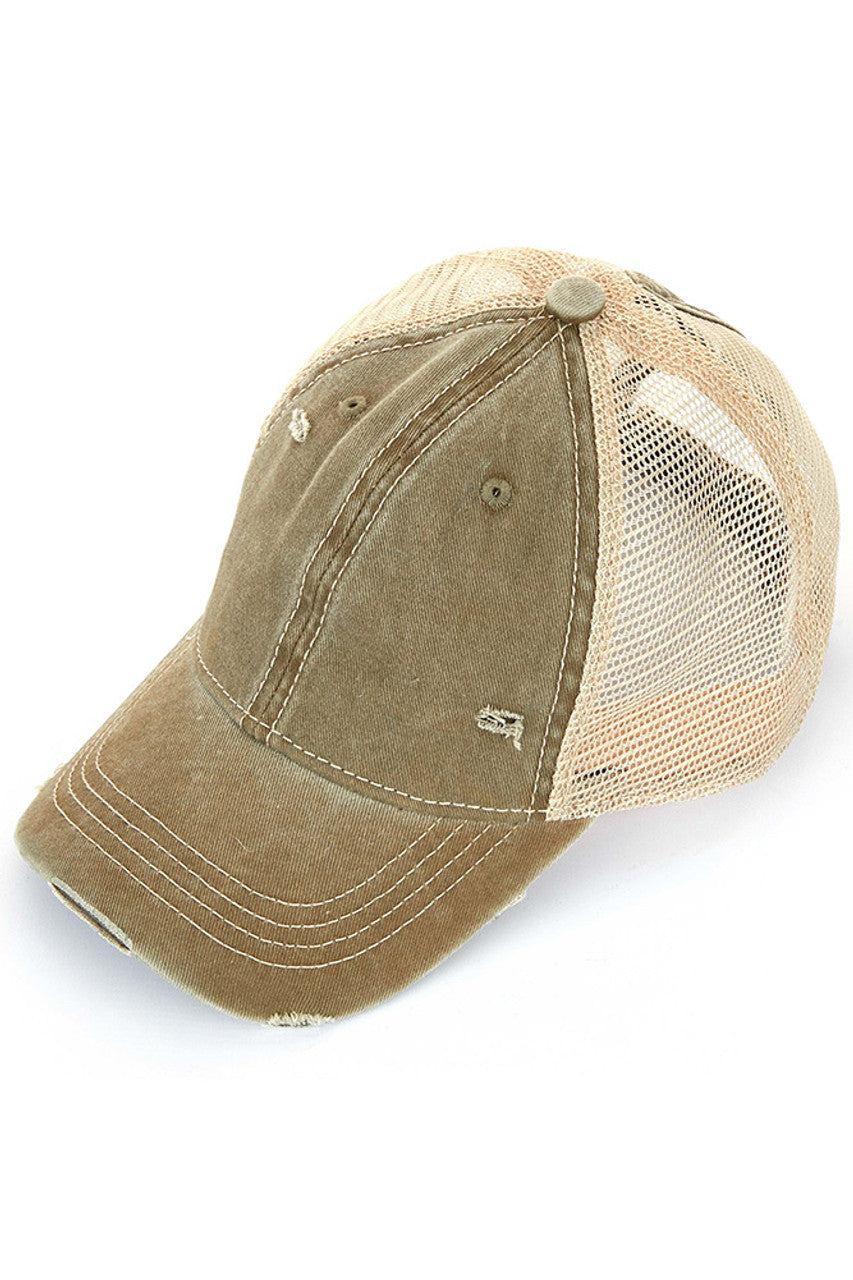 Olive C.C BASEBALL PONYCAP offers a stylish and functional addition to your wardrobe. Made with high-quality materials, it provides both comfort and durability. Its versatile design allows for easy styling and its adjustable strap ensures a perfect fit. A must-have for any fashion-forward individual.
