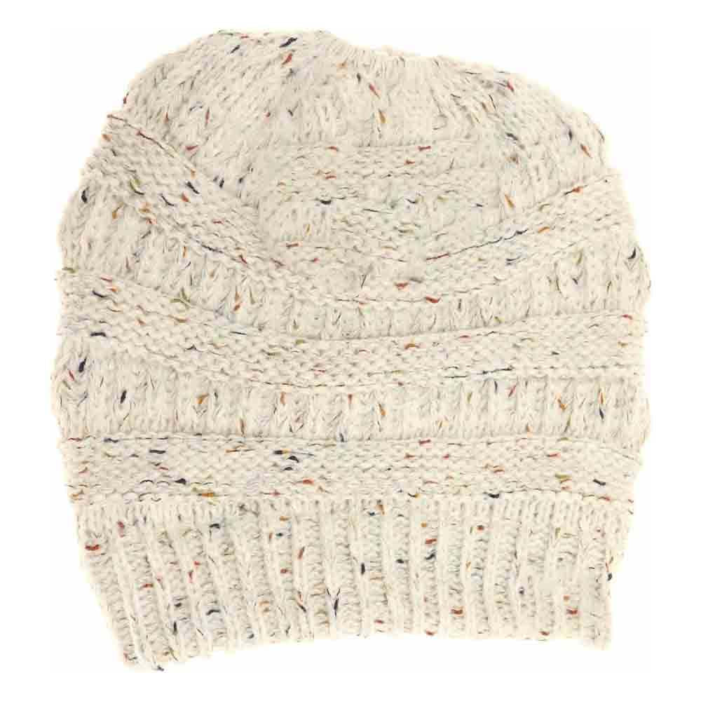 Oatmeal Flecked Beanie Tail CC Beanie combines functional warmth with stylish design. Crafted from a soft, flecked knit fabric, it offers durable comfort for cold weather. Its signature tail silhouette adds a modern twist, providing a relaxed fit that accommodates various hairstyles. Ideal for outdoor activities or everyday wear, this beanie ensures you stay cozy while maintaining a polished look.