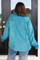 Ocean's Apart Mineral Wash Pullover - Charming Charlie