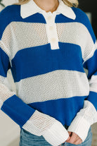 Oceanfront Stroll Button Henley - Charming Charlie